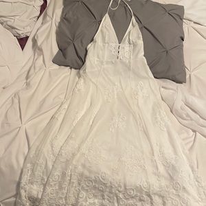 White engagement dress